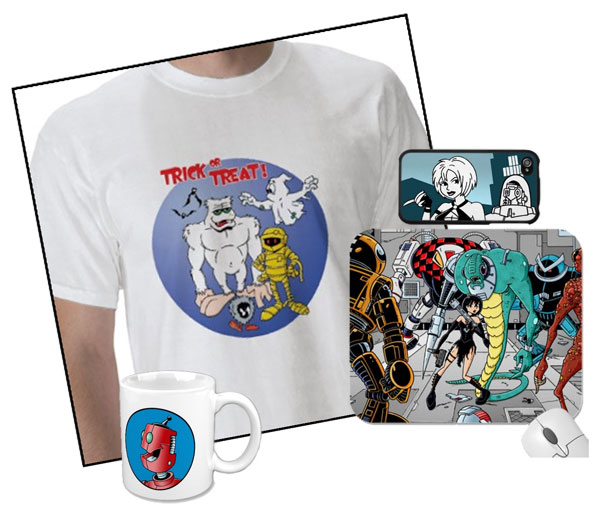 Some products from my Zazzle Store