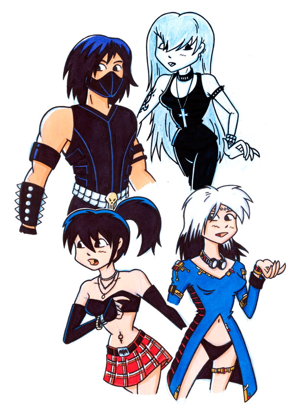 Goths Character Sketches
