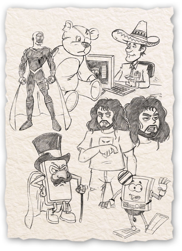 Rejected Sketches