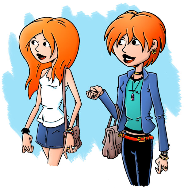 Jess, Character Designs