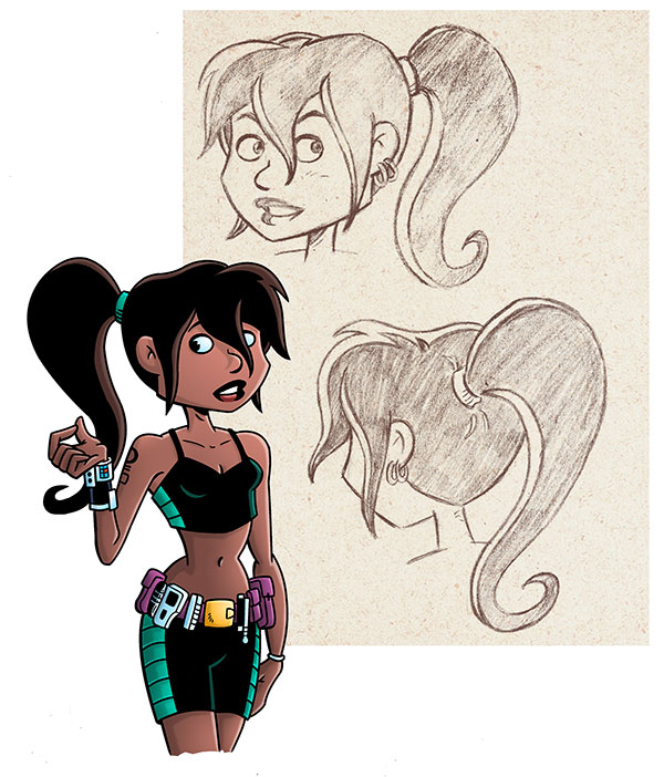 Girl With A Ponytail