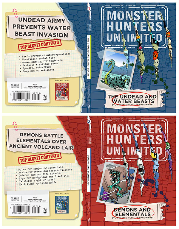 Monster Hunters Unlimited 1&2 Covers