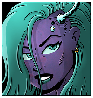 Green and Purple