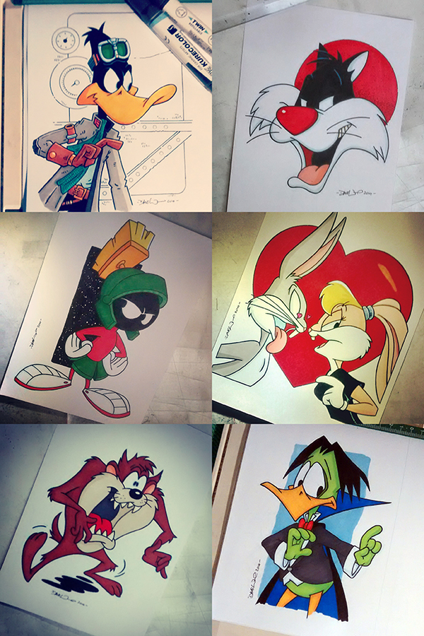Sketches for the Preston Comic Con.