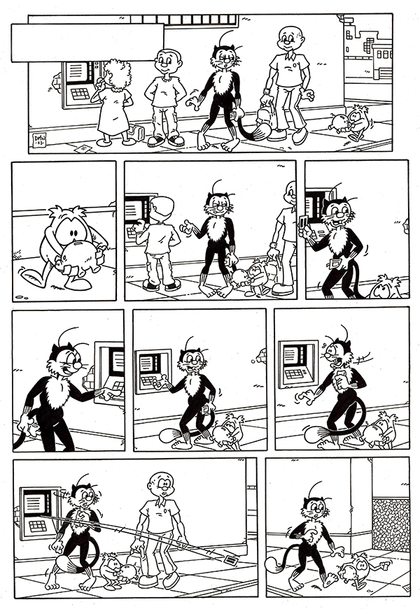 Original Korky the Cat Page