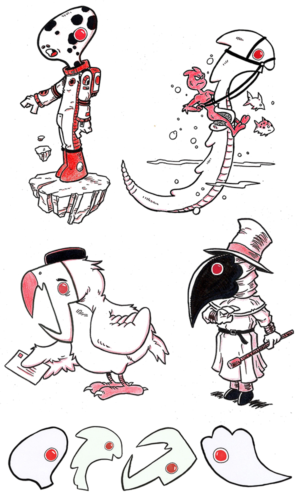 Shape Challenge Sketches