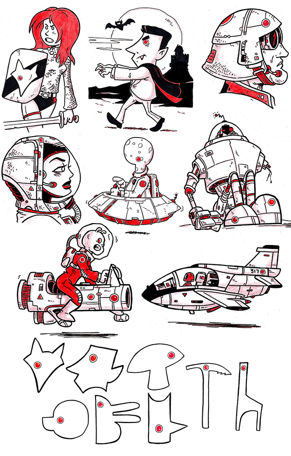 Shape Challenge Sketches - 4