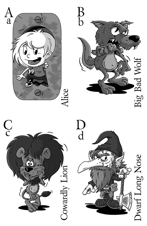 A to D Fairytale Alphabet Part One