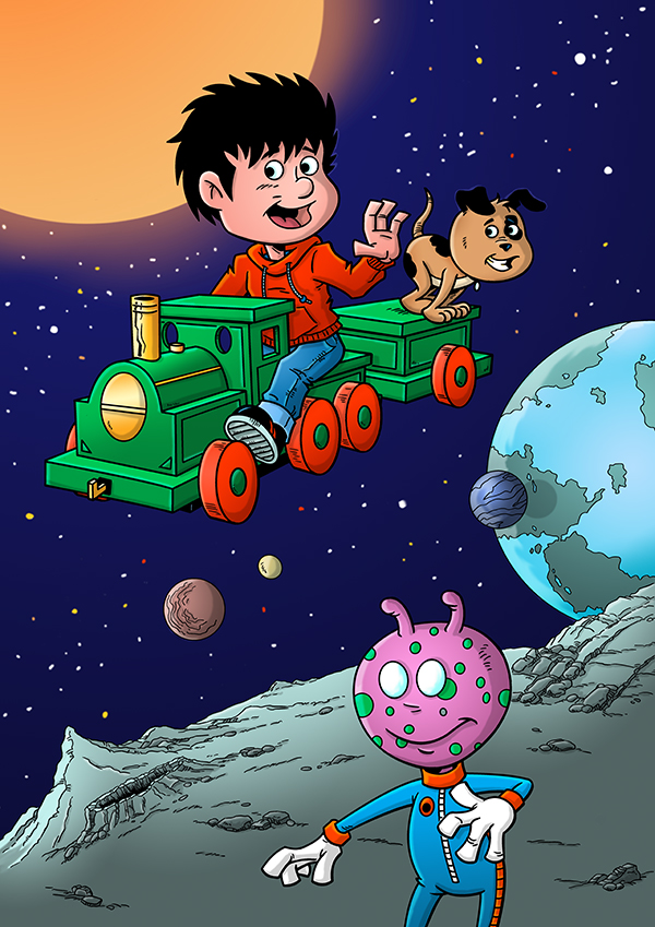 A Train in Space