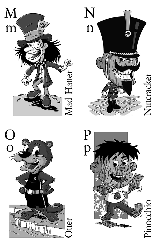 M to P Fairytale Alphabet Part Four