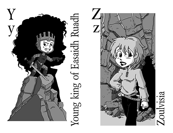 Y & Z Fairytale Alphabet Part Seven