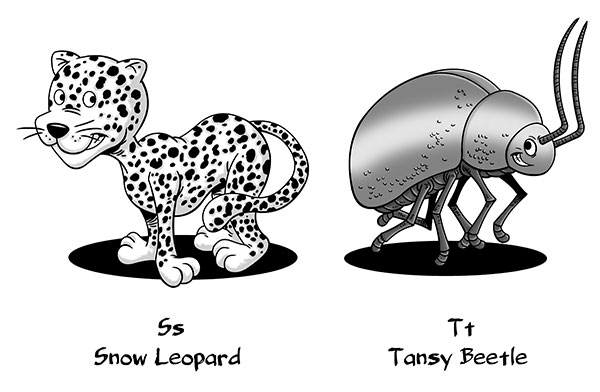S & T Animal Alphabet Part 10