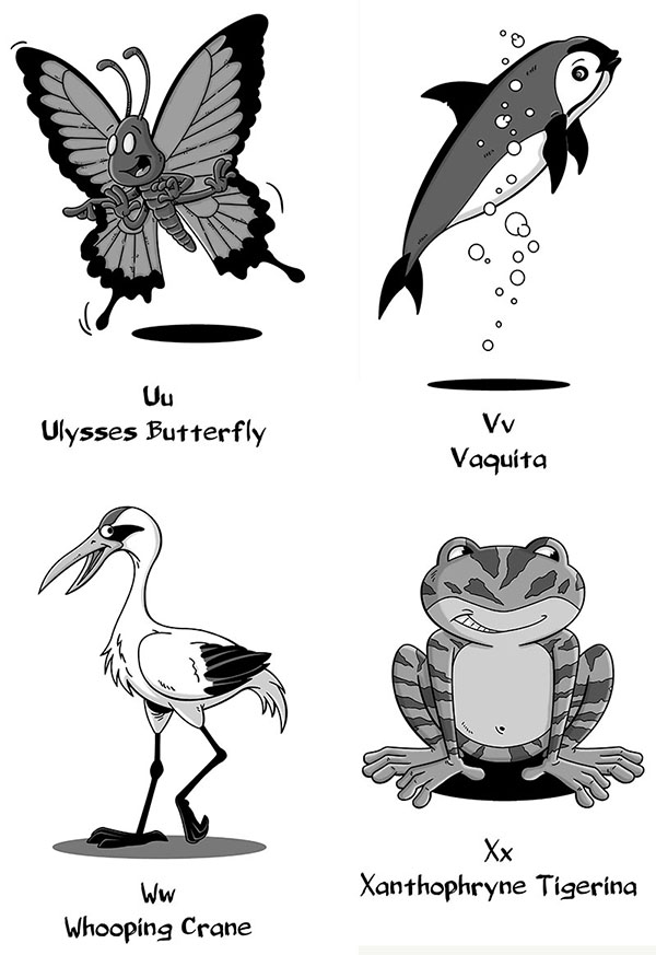 U – X Animal Alphabet Part 11
