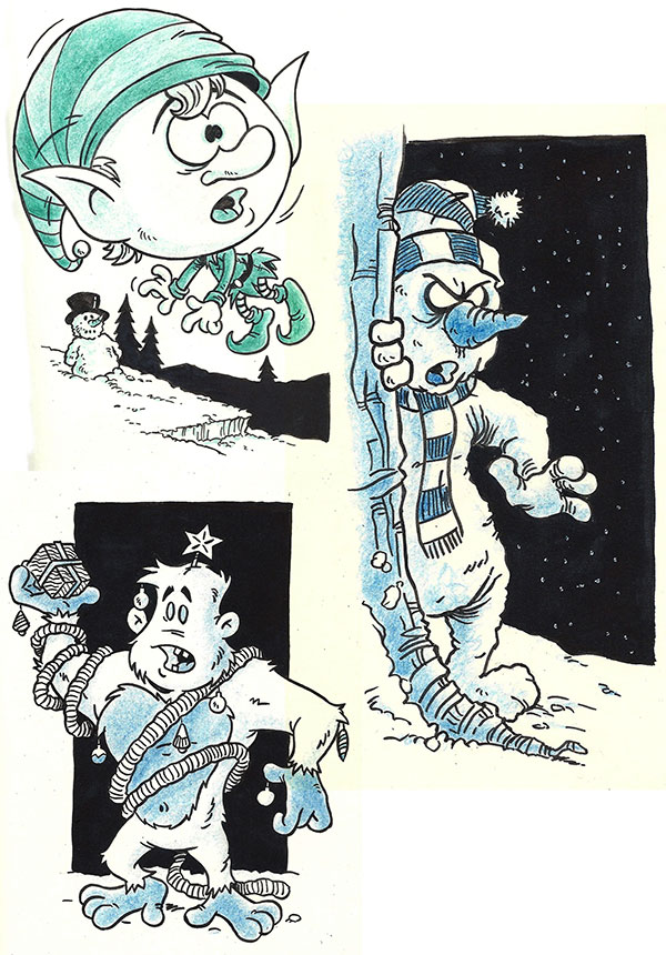 Xmas Sketches 2017