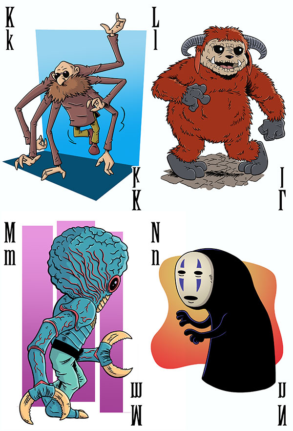 K-N Monster Alphabet Part 5