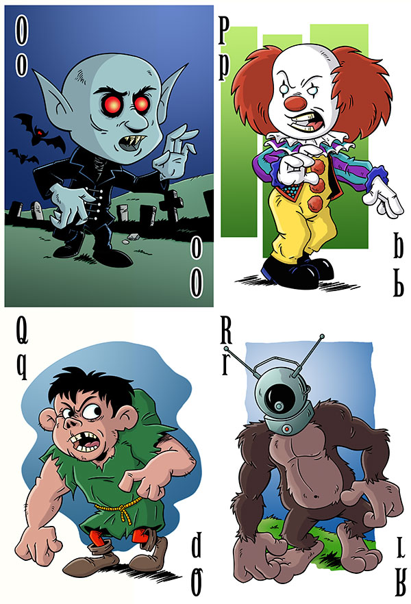O-R Monster Alphabet Part 6