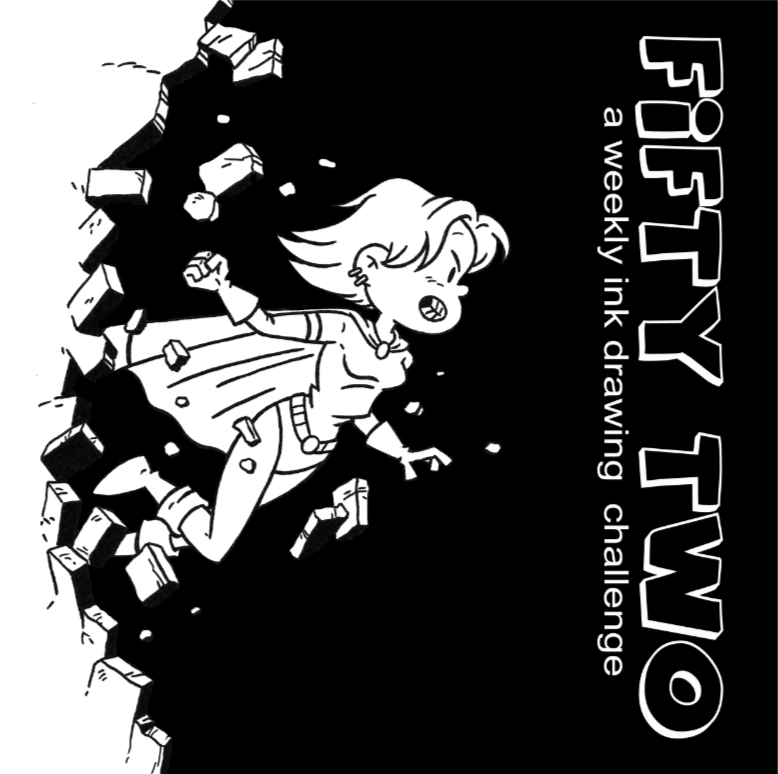 Fifty Two drawing challenge book