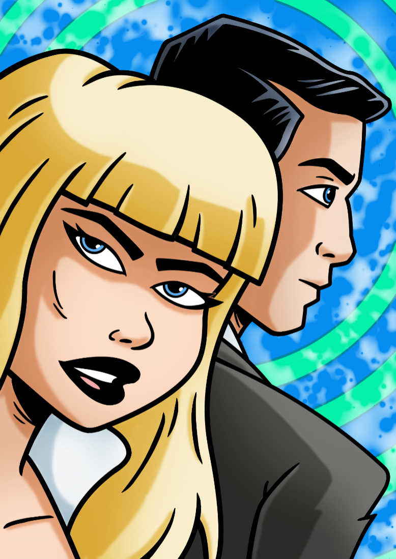 Katya Kazanova and Sterling Archer