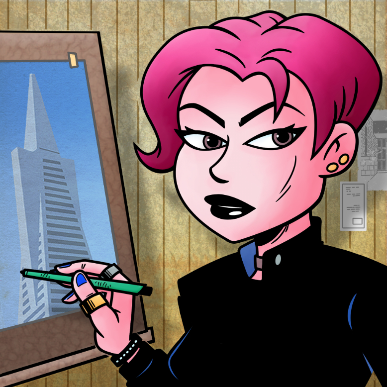 At the Easel