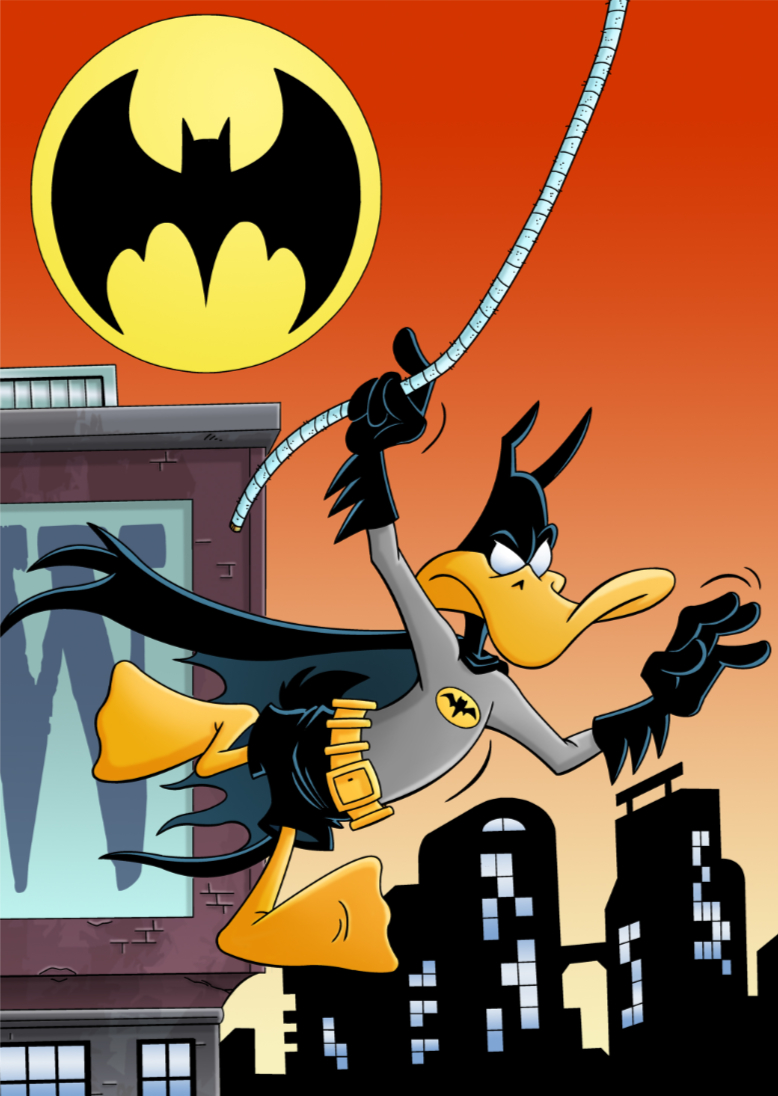 Daffy Duck as Batman