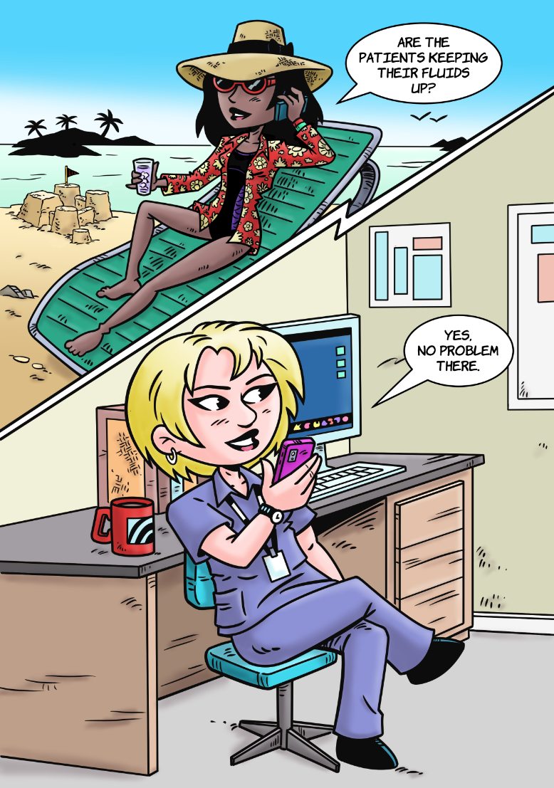 Christmas on the Ward Interior Art