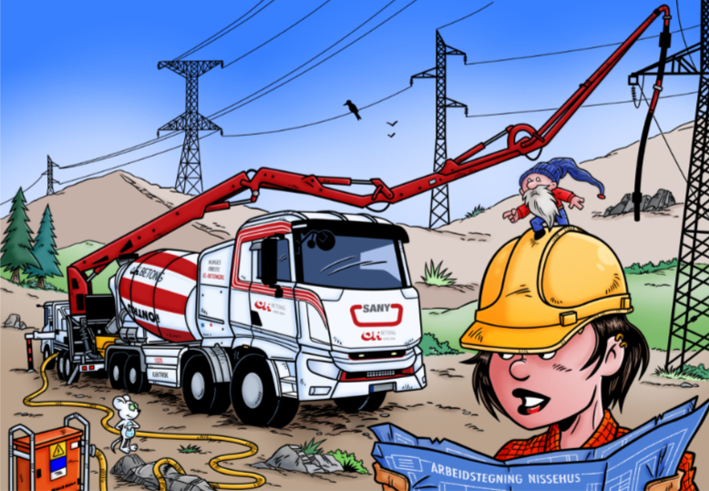 electric concrete truck