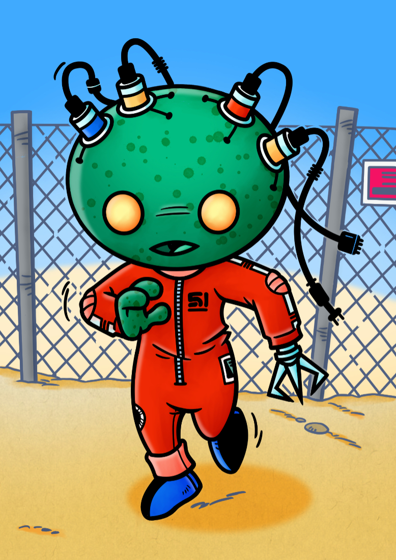 Alien Escaping Area 51