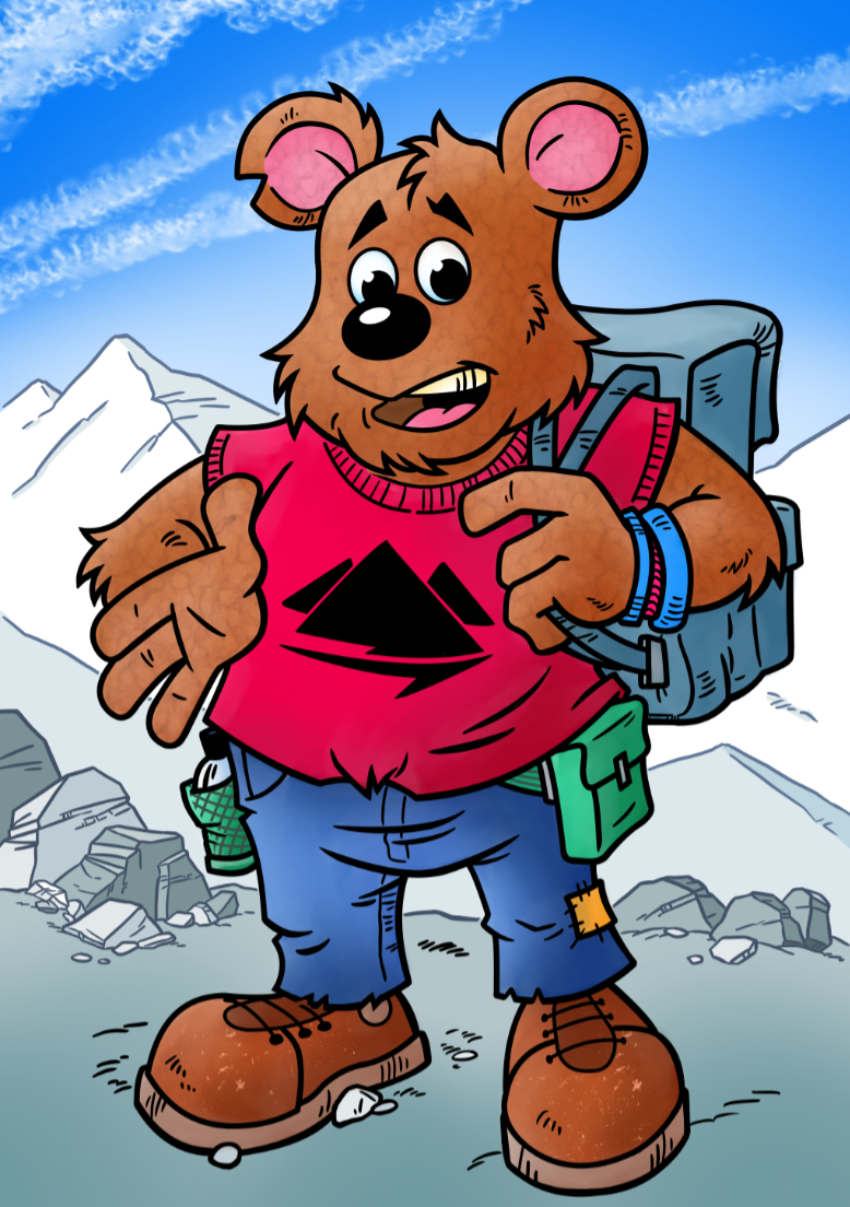 Hiking Bear