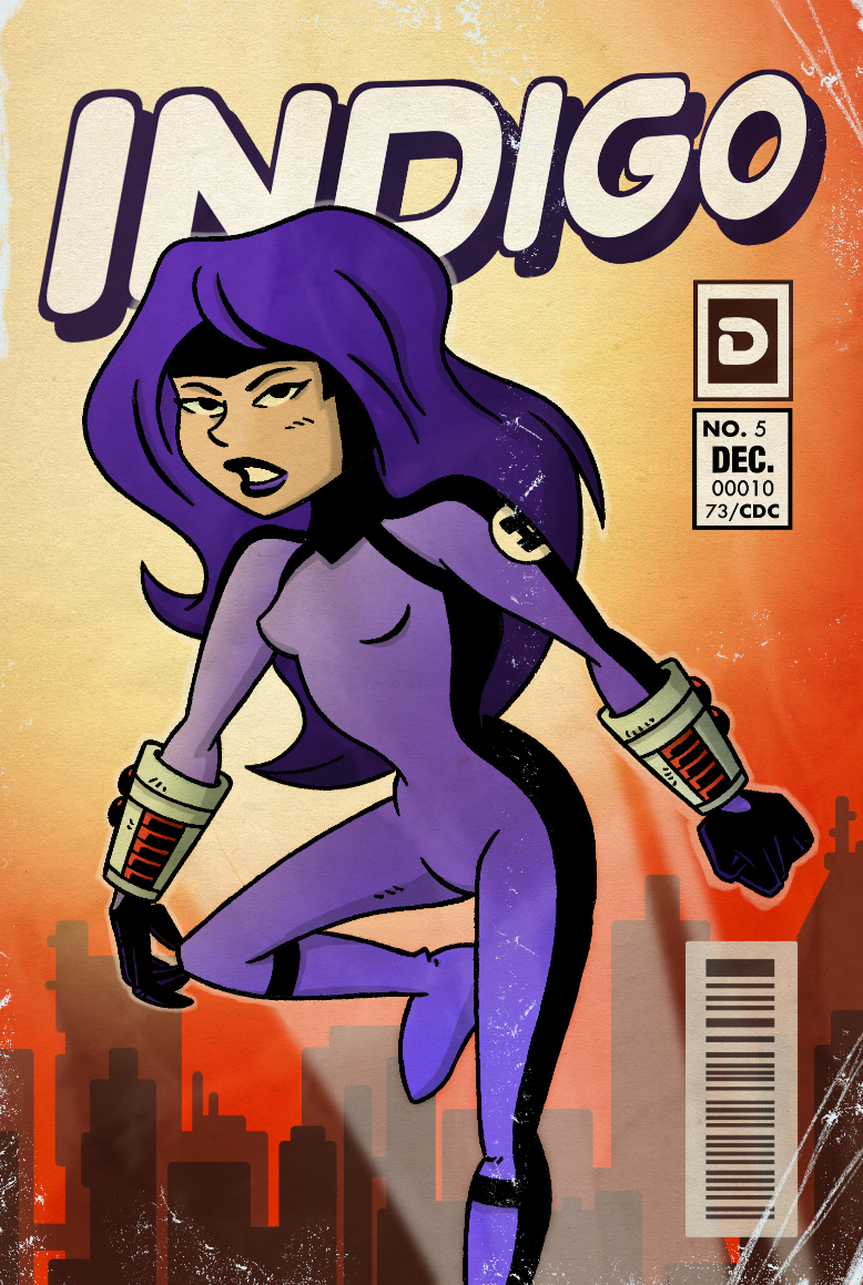 Fake comic book cover