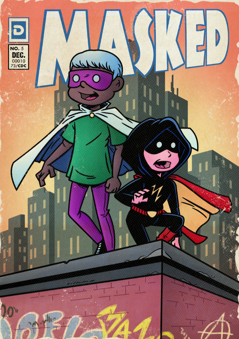 fake comic book cover