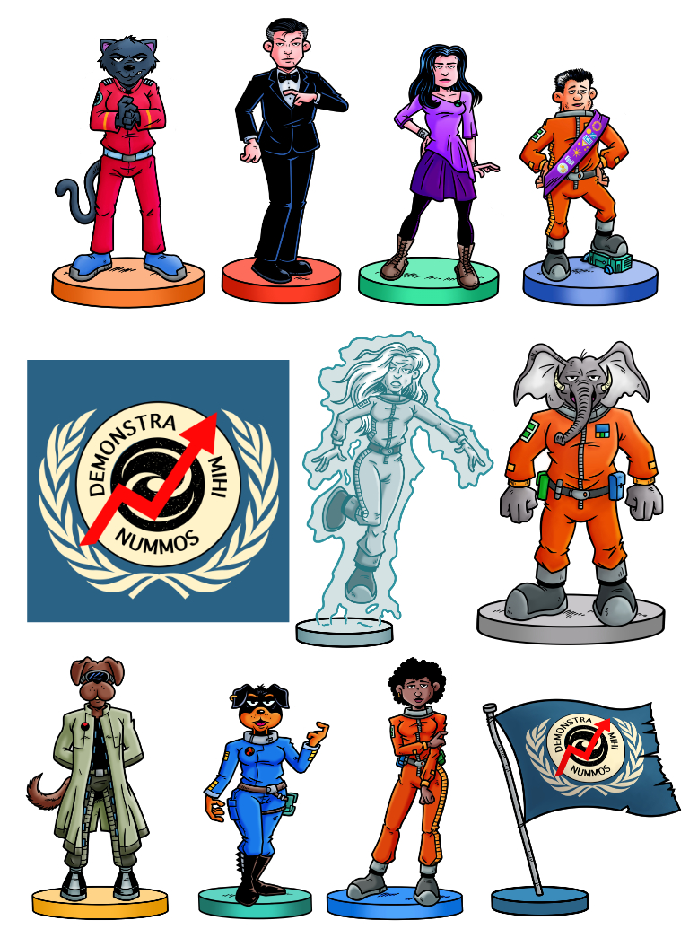Orion Spur character designs