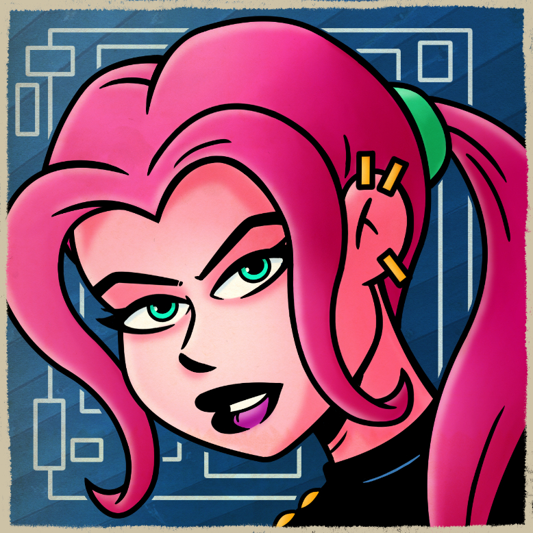 Woman with Pink Hair