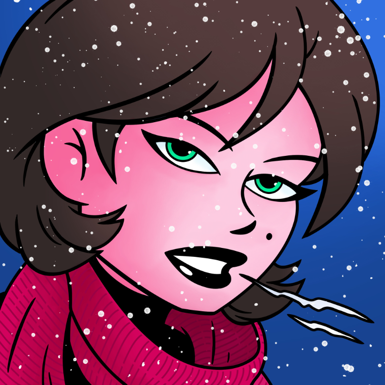 Woman wearing a Red Scarf