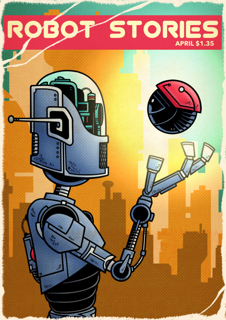 Robot Stories magazine cover