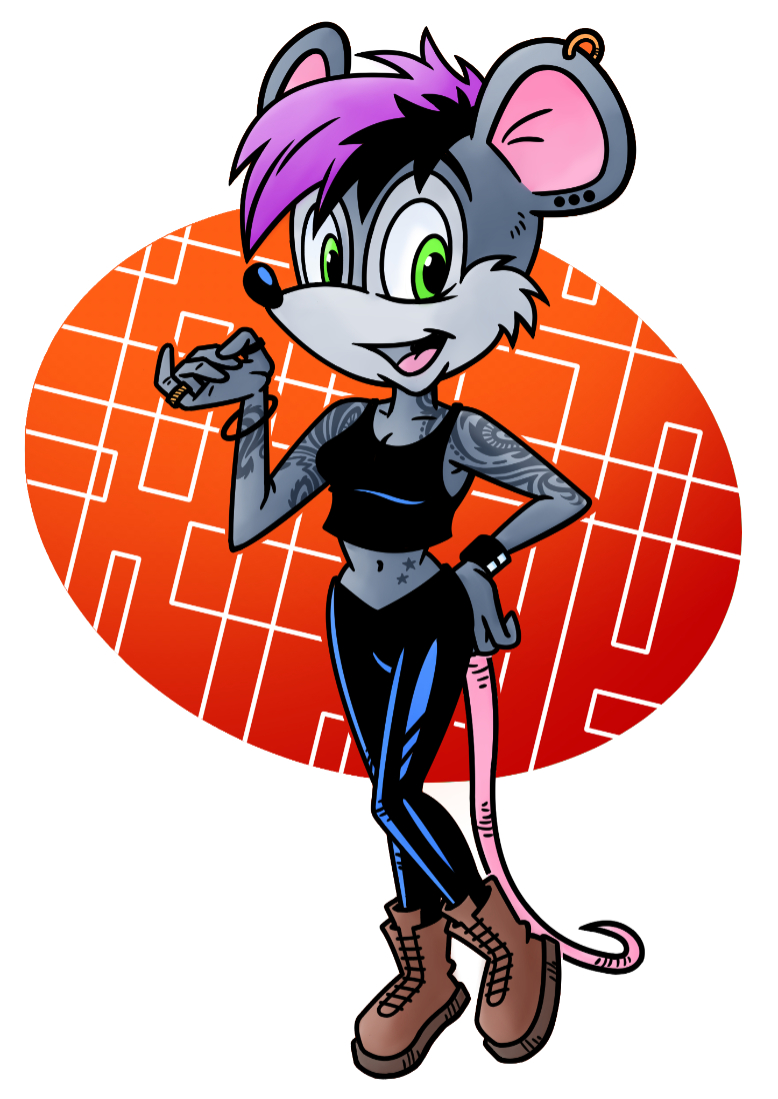 Tattooed Anthropomorphic Mouse